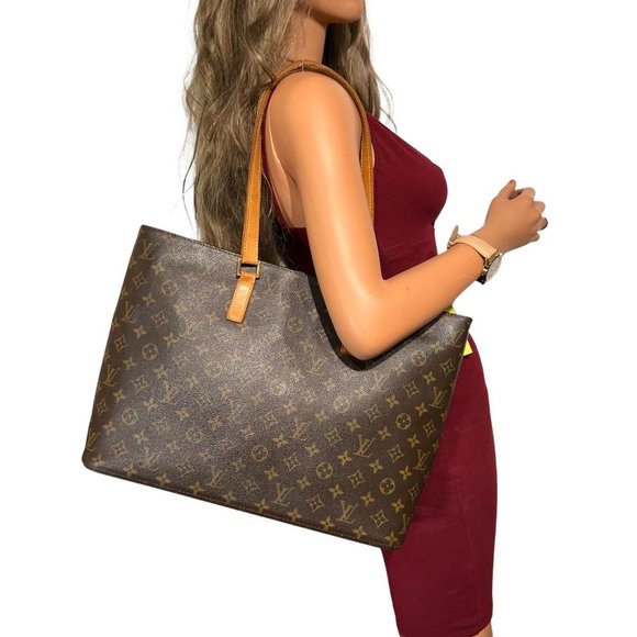 Louis Vuitton Handbags - Authentic Louis Vuitton Tote Bag Luco Monogram Used LV Handbag Vintage